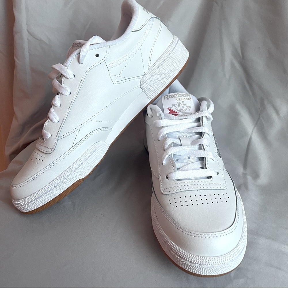 NWOT Reebok Club C85 Classic White Sneakers Size 9